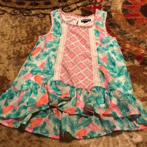 Sheer feather 5/6 sheer tank